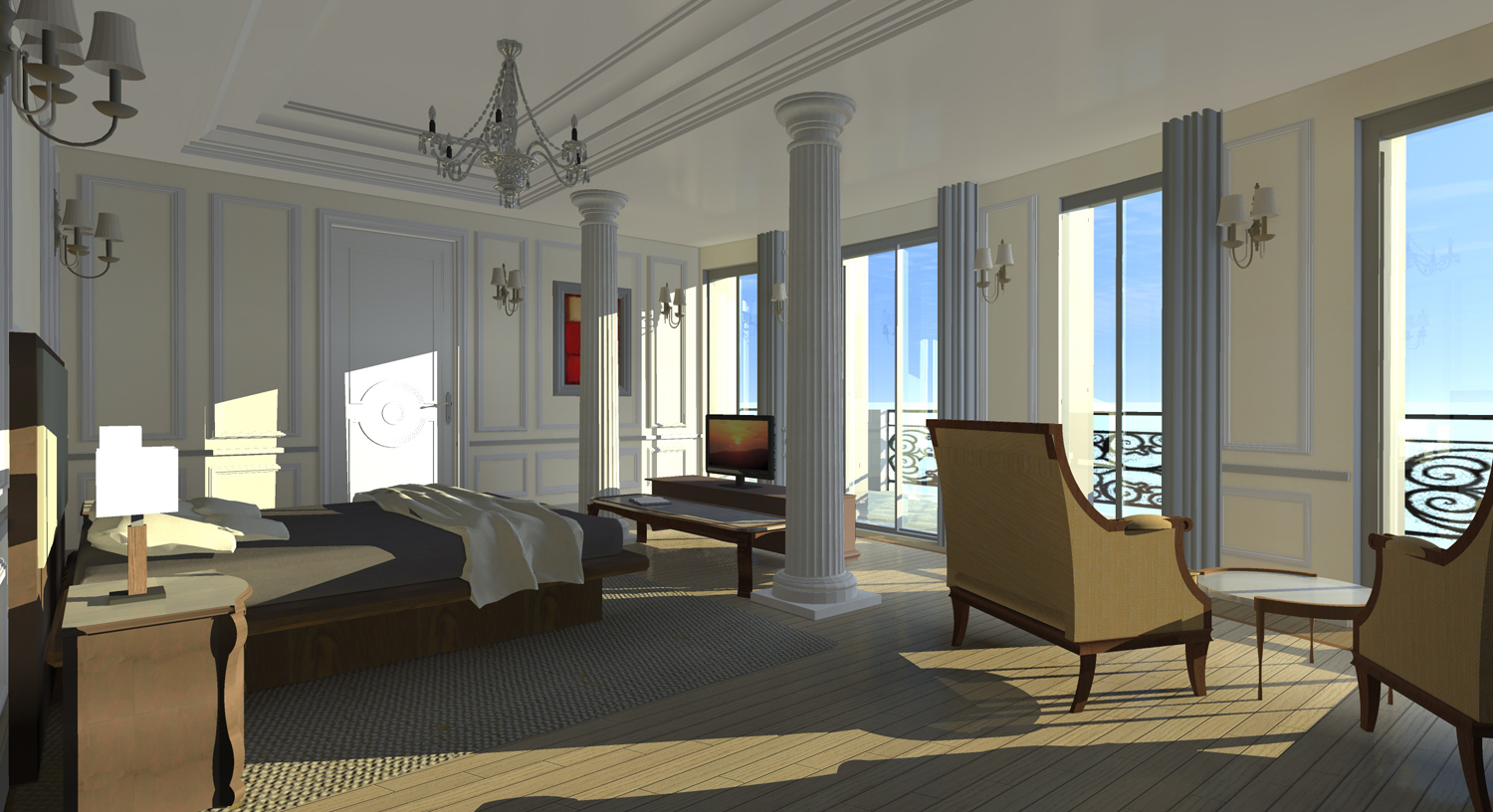 Réparations à la maison: decoration baroque moderne