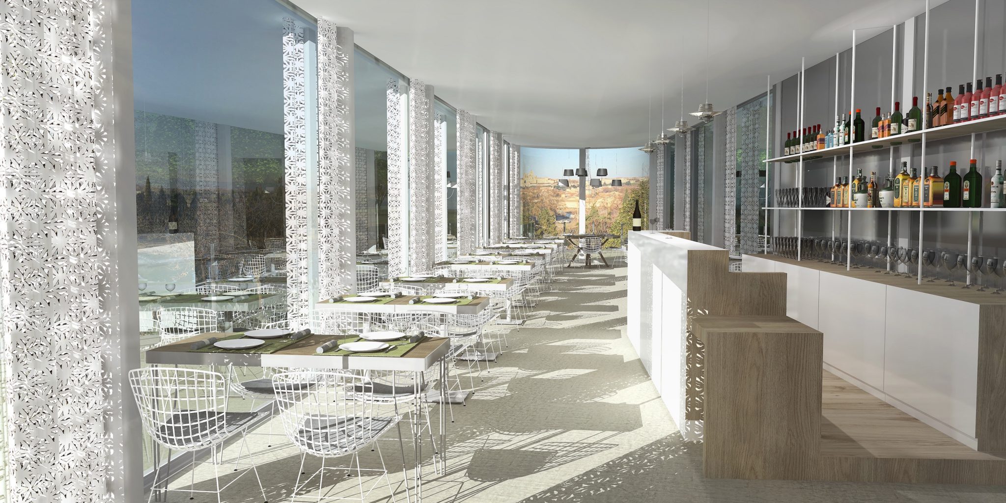 3D perspective fonserane restaurant 2