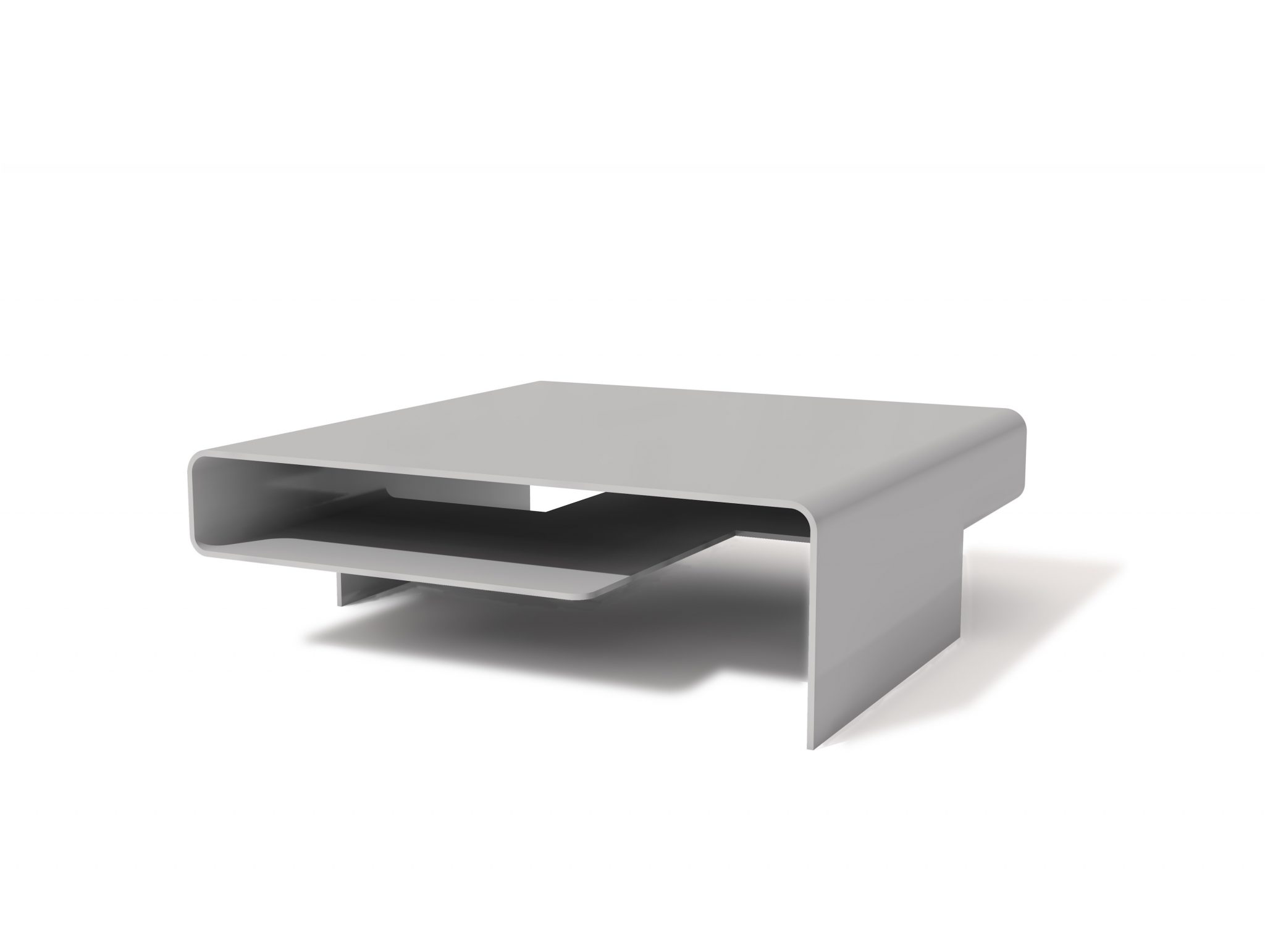 3D perspective table-basse