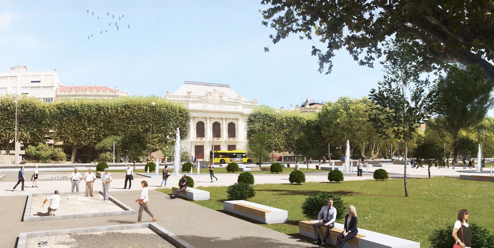 Aménagement place