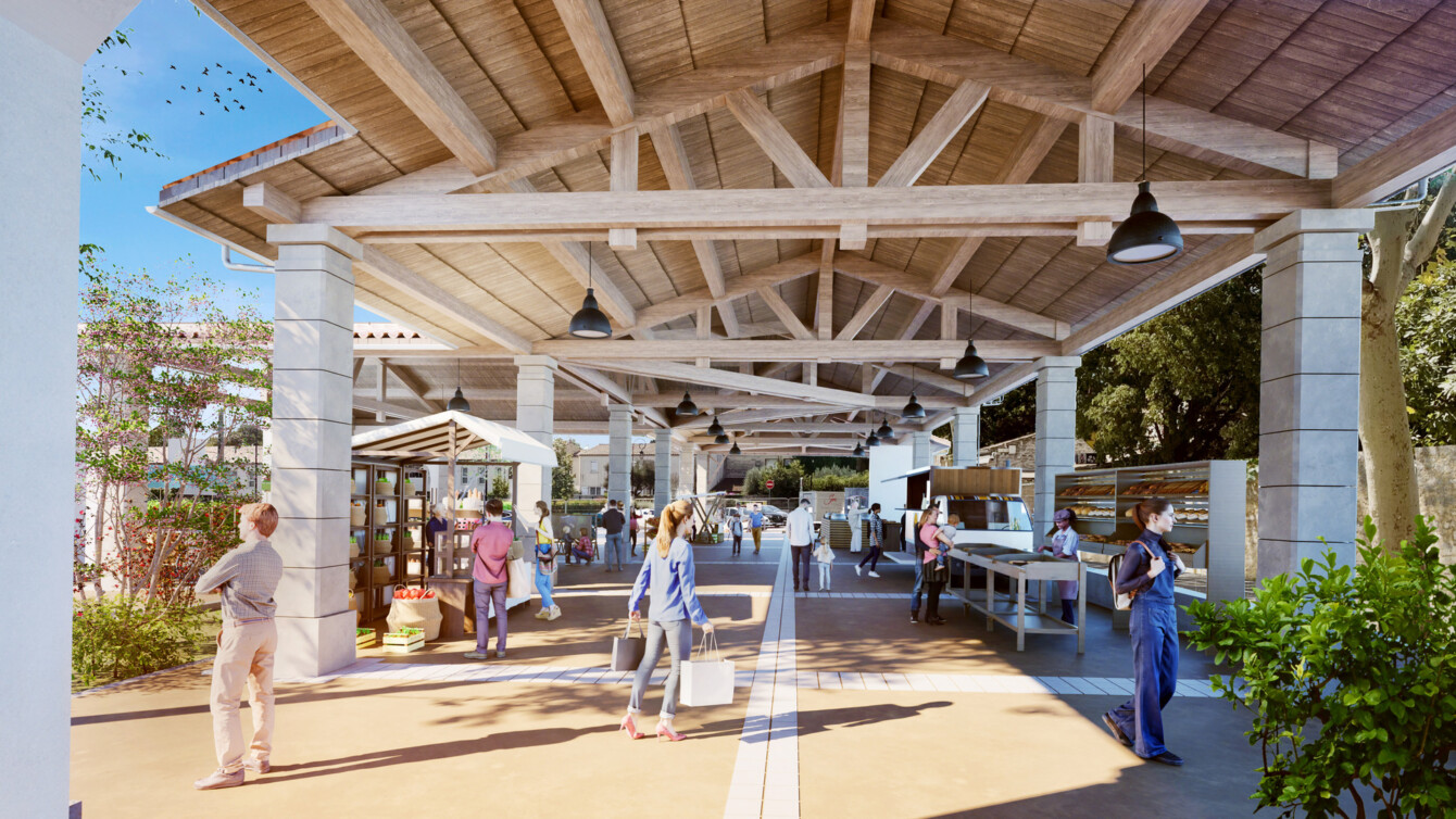 Halles extérieure